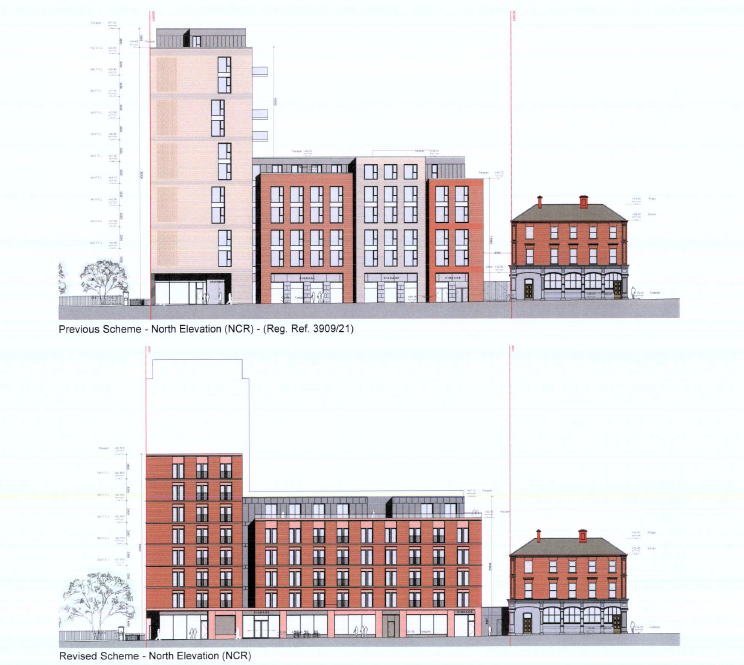 New vs. old height