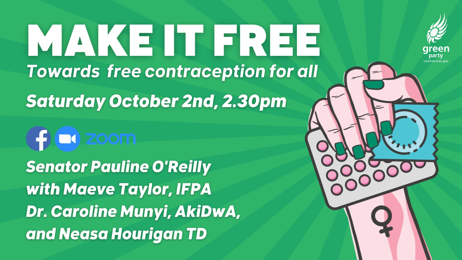 Make it Free event, Saturday October 2nd