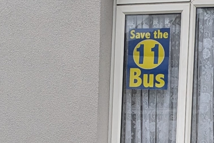 Replacement of the Number 11 bus service