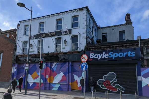 Planning application for Quinn's Pub site