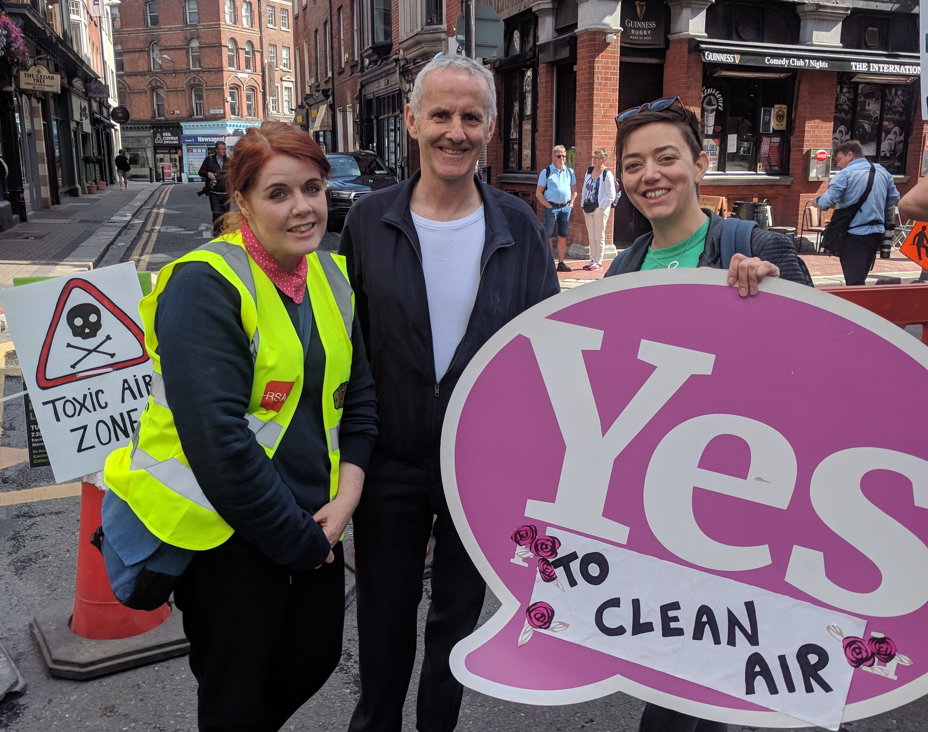 Streets Are For People protest South William Street 2019