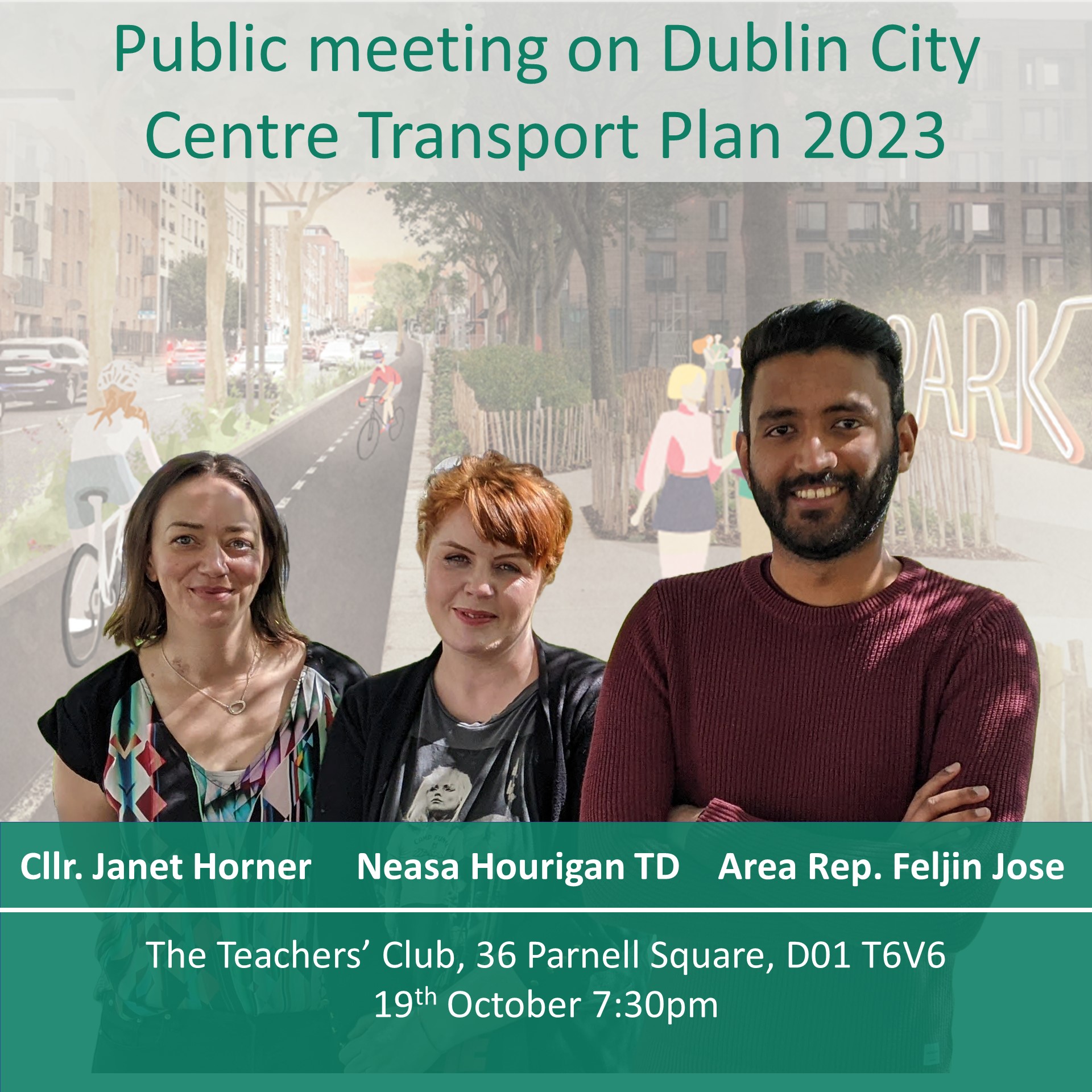 Public meeting on Draft Dublin City Centre Transport Plan 2023