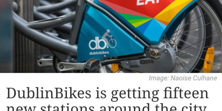 Dublin Bikes article screenshot