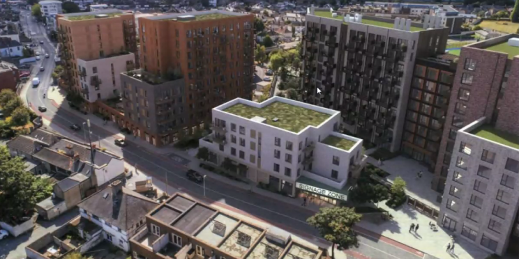 CGI of the development