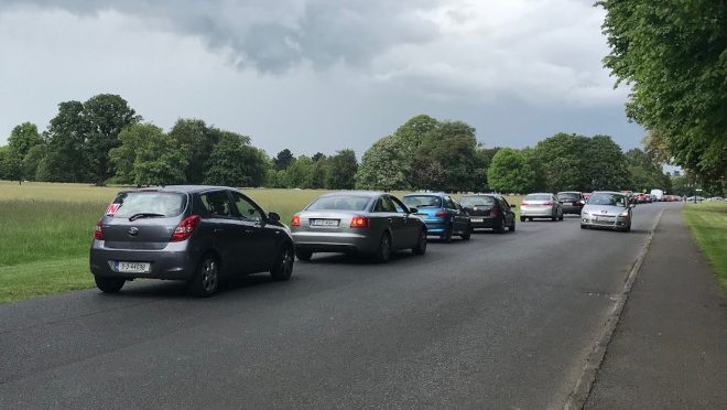Cars in Phoenix Park