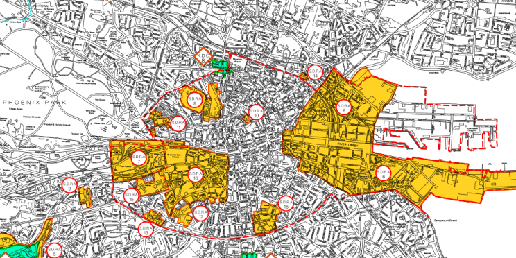 Zoning map
