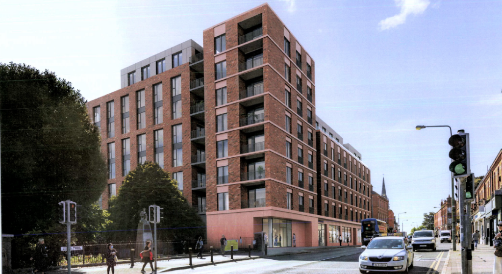 View from North Circular Road