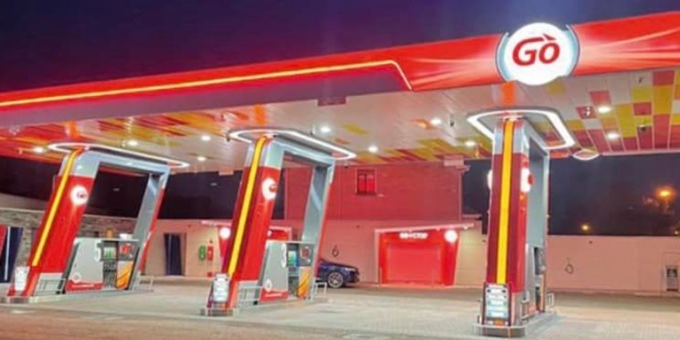 Picture of the fuel station