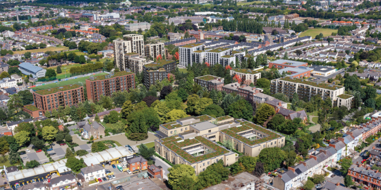 CGI of the development